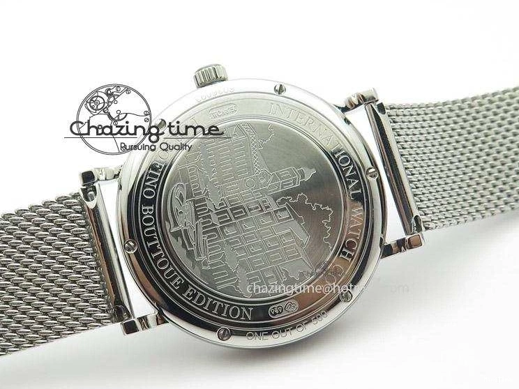 MIROTIME 0810 Portofino SCHAFFHAUSEN SS MKF 1:1 Best Edition Blue Dial On Mesh Bracelet A Versatile 7338